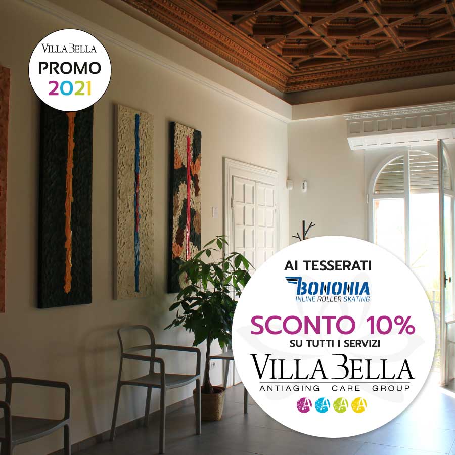 Ai tesserati BONONIA  – 10% di SCONTO su tutti i servizi di Villa Bella!